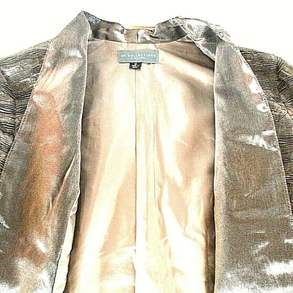 KM Collections Milla Bell Women's 10 Gray Textured - Picture 8 of 11